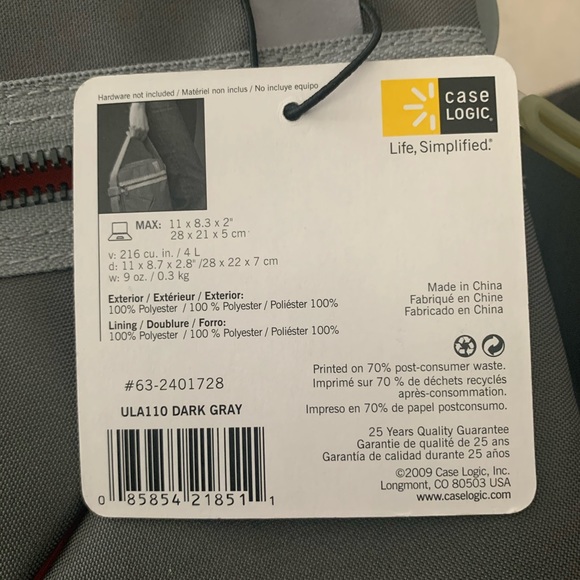 Case Logic 10.2 Inch Notebook and IPad Bag - Picture 3 of 7